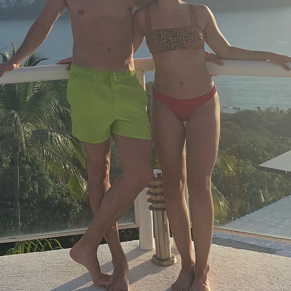 Leopard bralette square neck adjustable bikini XS - Picture 6 of 6